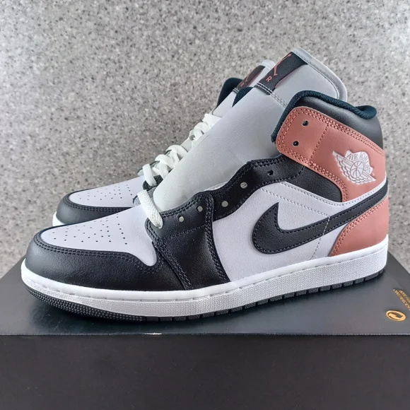 Nike Air Jordan 1 Mid Sneakers Shoes - Picture 4 of 11